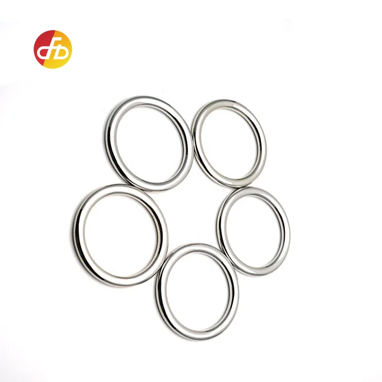

Factory high quality Oring buckle metal hardware accessories 40mm big Oval rings for bag, Gold silver gun or customized
