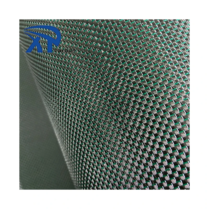 3k Silver Green  Twill High Performance Best Quality Matte Carbon Fiber Fabric