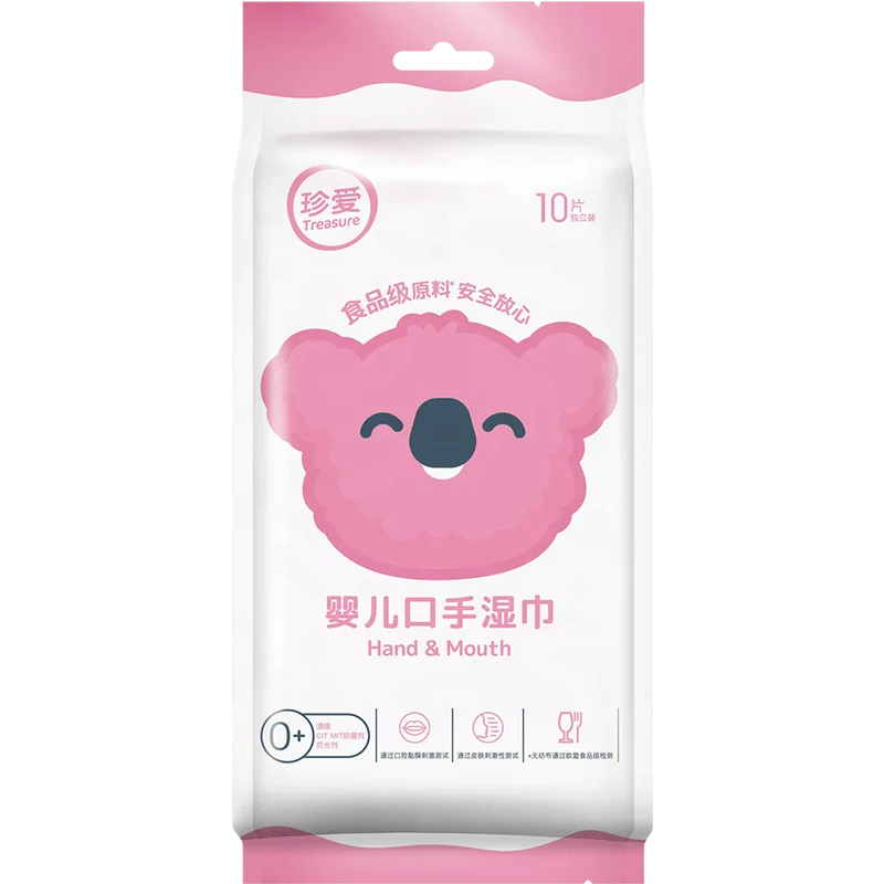 

Infant Pacifier Wipes 10PCS Baby Water Wet Cleaning Wipes Baby Handwipes