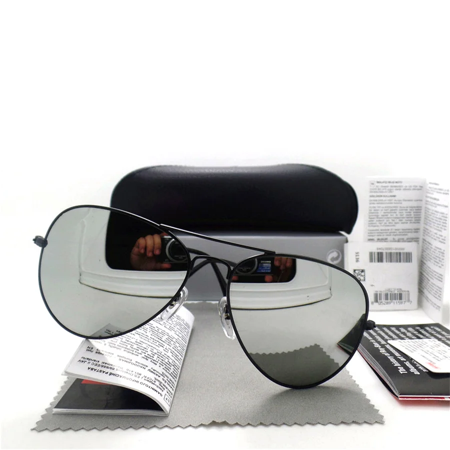 

Ray Band Sunglasses Men Women Luxury Brand designer Aviation Glass Lens Sun Glasses Fashion Alloy Frame Sunglasses with Box