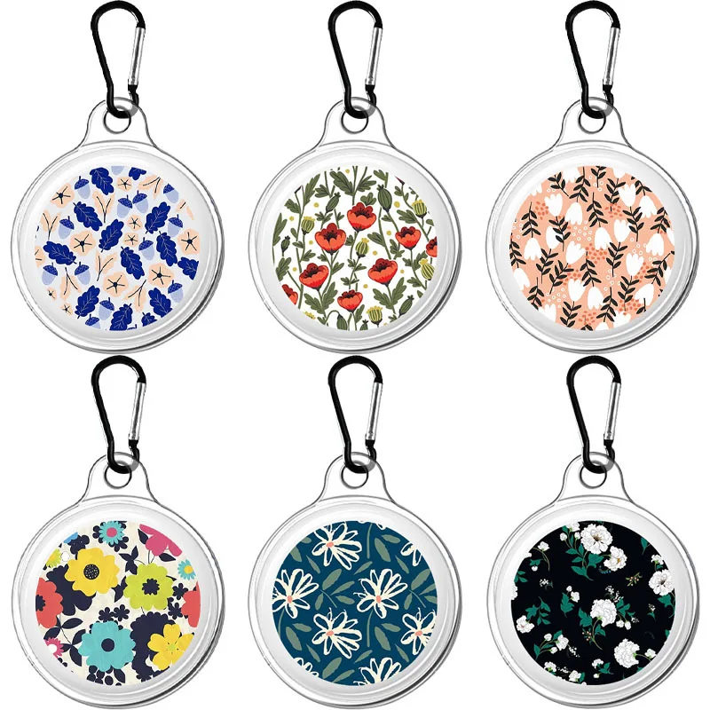

Custom Pattern Transparent Soft Silicone Protective Cover Case for Airtag Tracker Silicon Case  Pet