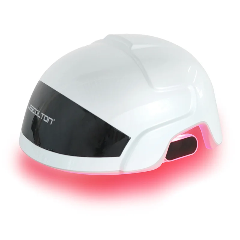 

Lescolton Dropshipping 30 Led Infrared Lights 26 Laser Hair Helmet, Red/white/silver