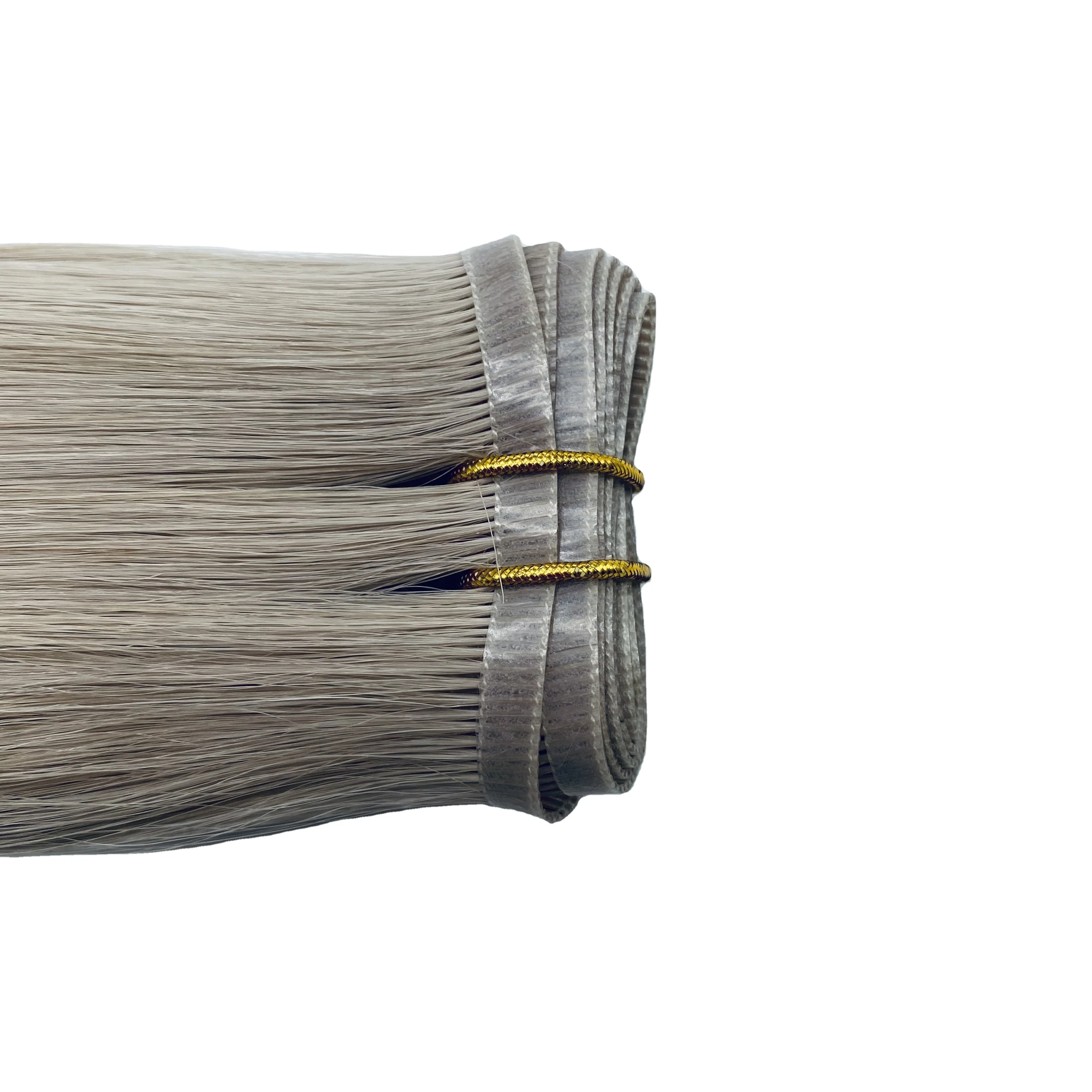 

Top Quality European Straight New Flat Weft Hair extensions Remy Flat Hair Weft, Natural colors