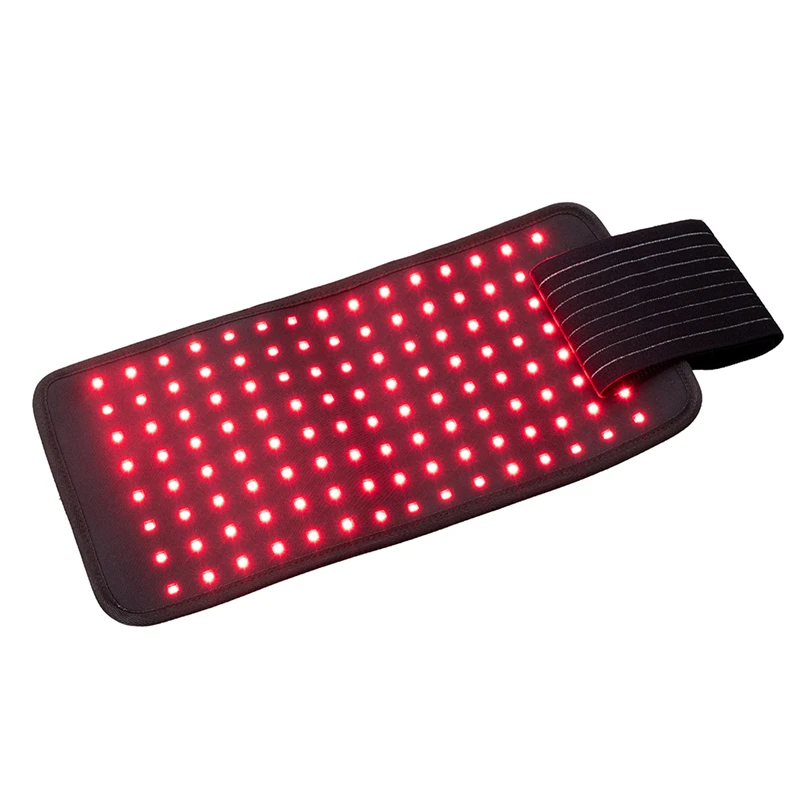 

Sunsred no EMF arm knee shoulder pain relief 660nm 850nm flexible wrap Infrared pad led red light therapy belt, Black