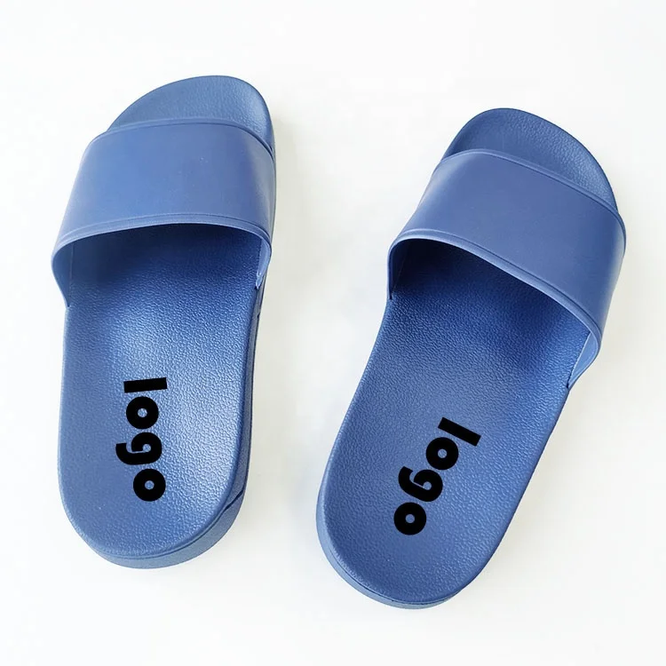 

Multiple colour Customized Women custom logo 3D rubber embossed slide sandals for women and girls flip-flops slippers wholesale