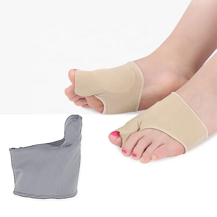 

Top Sales Orthopedic Hallux Valgus Relief Toe Corrector Bunion Gel Bunion Pads Splint Big Toe Straightener, Skin color black grey
