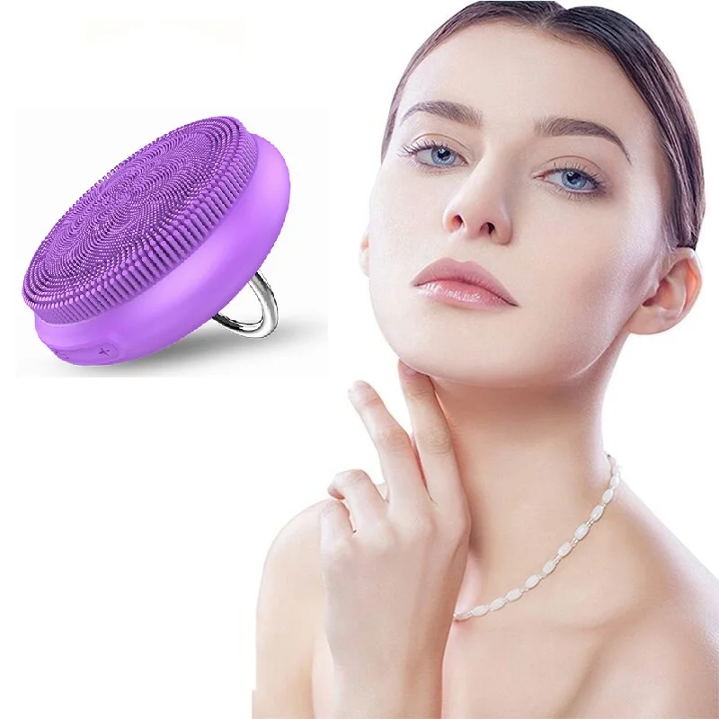 

2020 private label silicone electric face massager cleansing brush 2020 to keep your face beauty