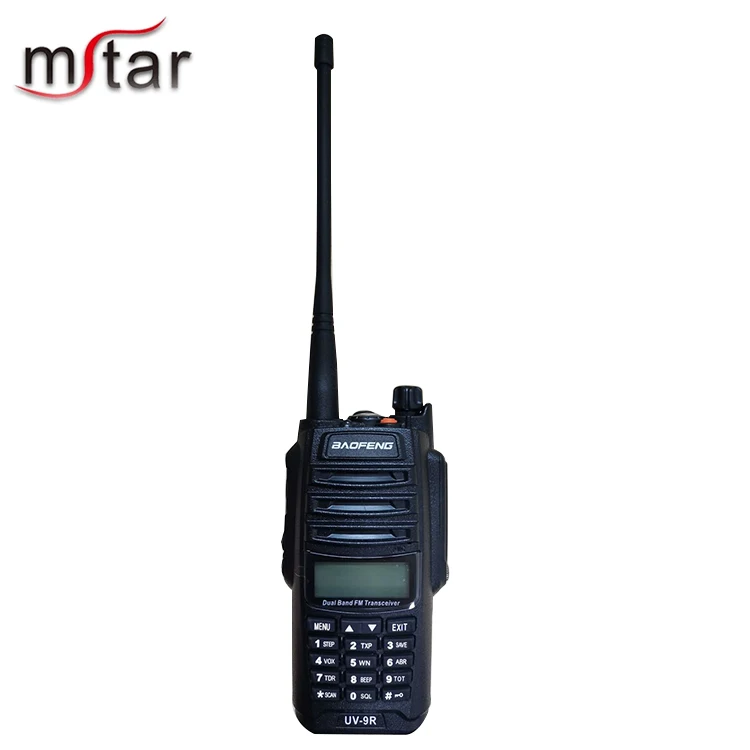 

Baofeng uv9r ip67 waterproof dual band two way radio talking walkie talkie hotel hf transceiver ham radio, Black
