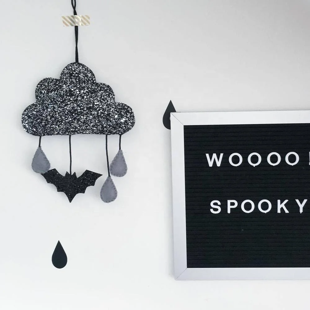 

Cloud bat children game room interior decoration wall hanging ornament