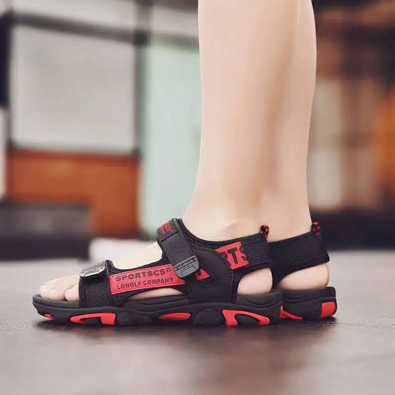 

Best Selling Good Quality Buckle Straps Children Kids Boys Sandals Factory Cheap Price Rubber Sole Summer Kids Fashion xie