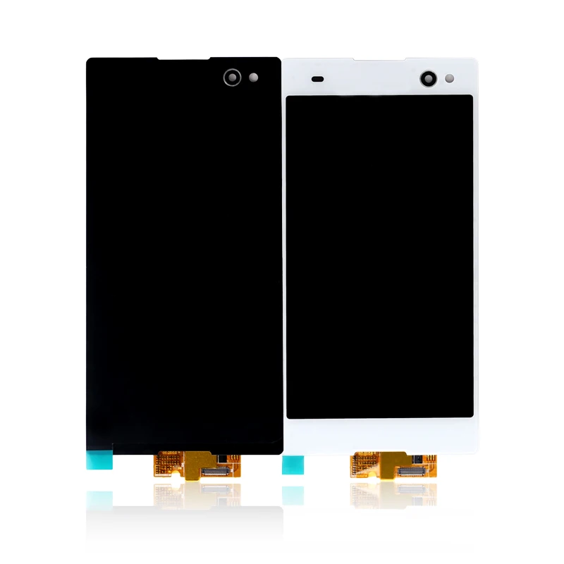 

For SONY For Xperia C3 D2533 D2502 LCD Display Digitizer Sensor Glass Panel Assembly For SONY For Xperia C3 Display Screen LCD, Black white