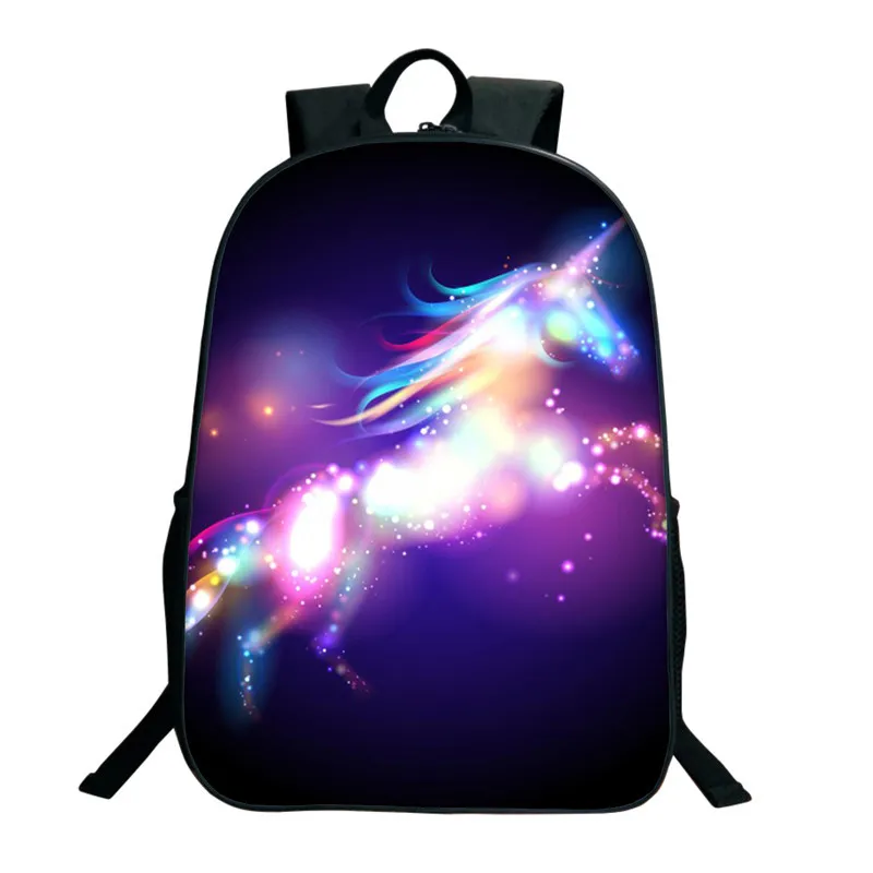 

Students Shoulder Bookbag Unicorn Rucksack Mochilas Galaxy School Backpack for Girls