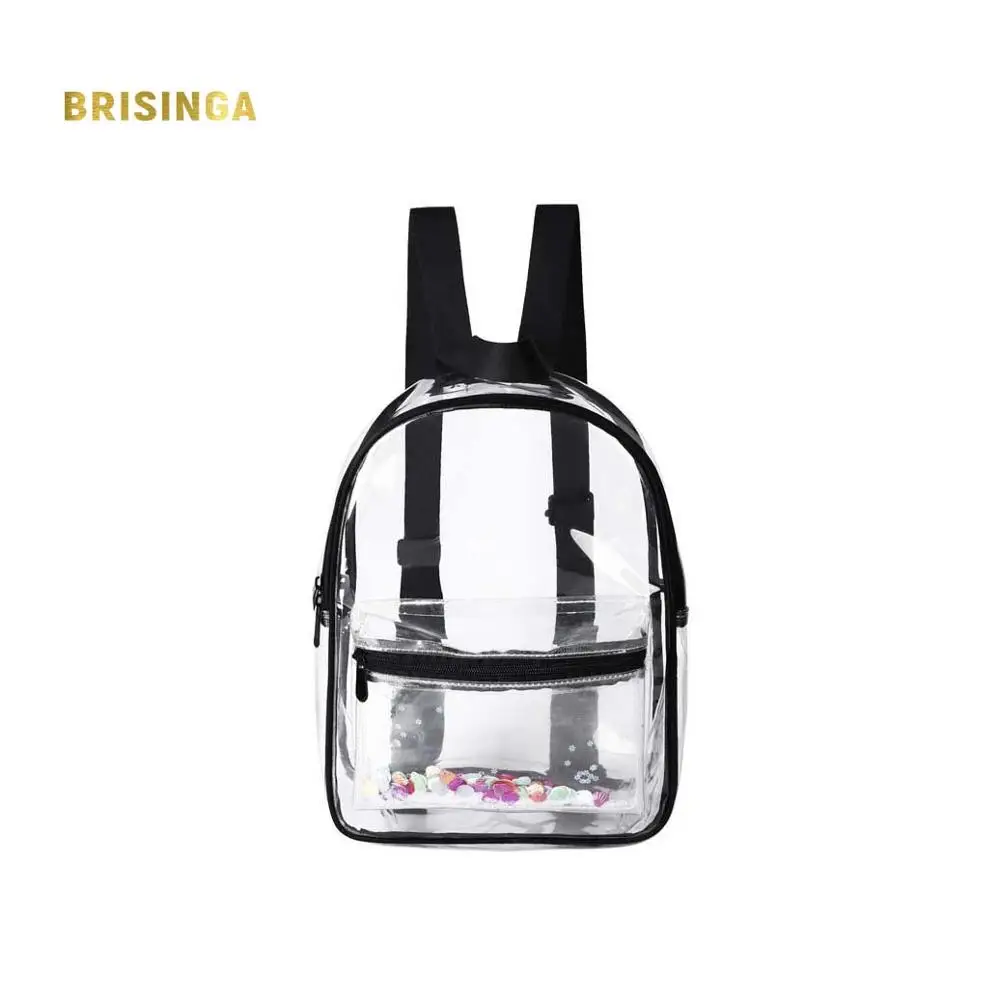 

pvc bag transparent school girl bag plastic clear backpack