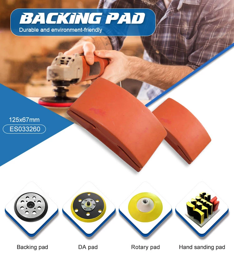 Evertool Red Rubber Hand Sanding Block Polishing Pad Manual Sanding