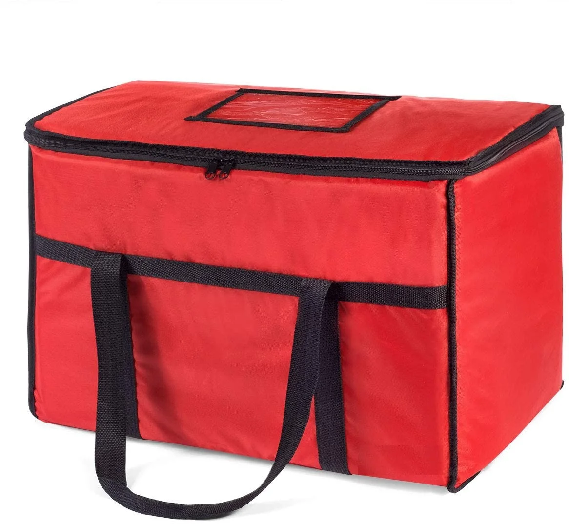 

Factory Made.Thermal Insulated Food Delivery and Reusable Grocery bag.For Catering.Restaurants.Pizza Delivery bag