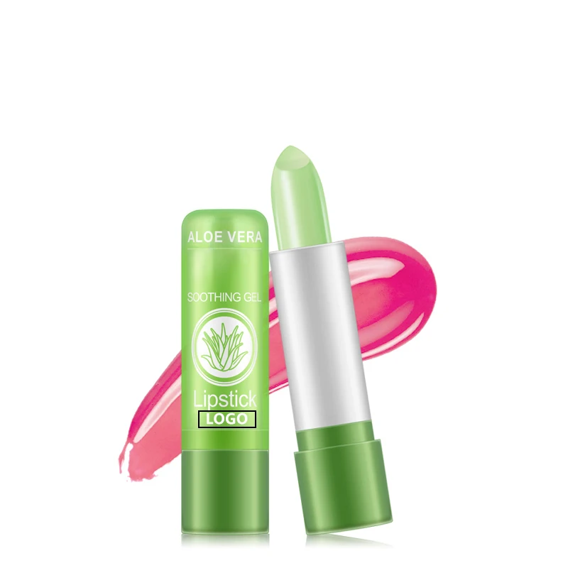 

New Promotion Vegan Lipgloss Color Change Lipstick Aloe Vera Lipstick