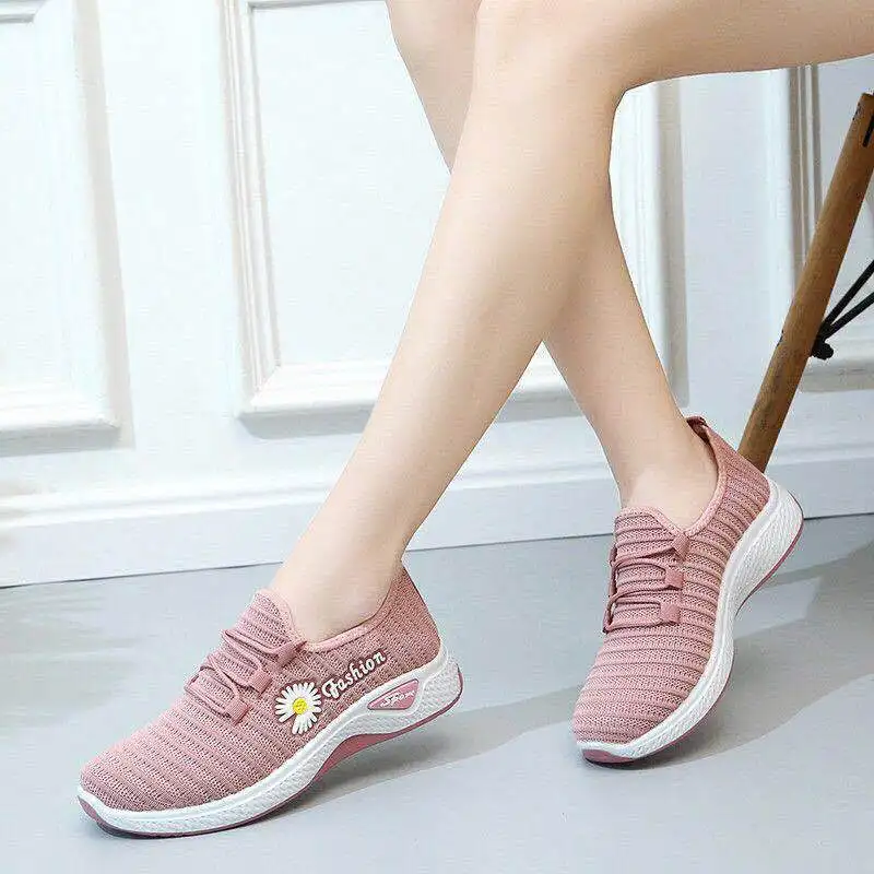 

2020 new fashion sport mesh comfortable Young Ladies Fashion Causal Shoes, Picture color