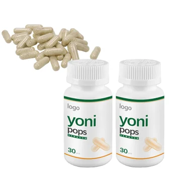 

100% Natural Herbal Yoni Pops, OEM/ODM Boric Acid Capsules, Wholesale Yoni Pop Pills with Applicators, Brown, pink