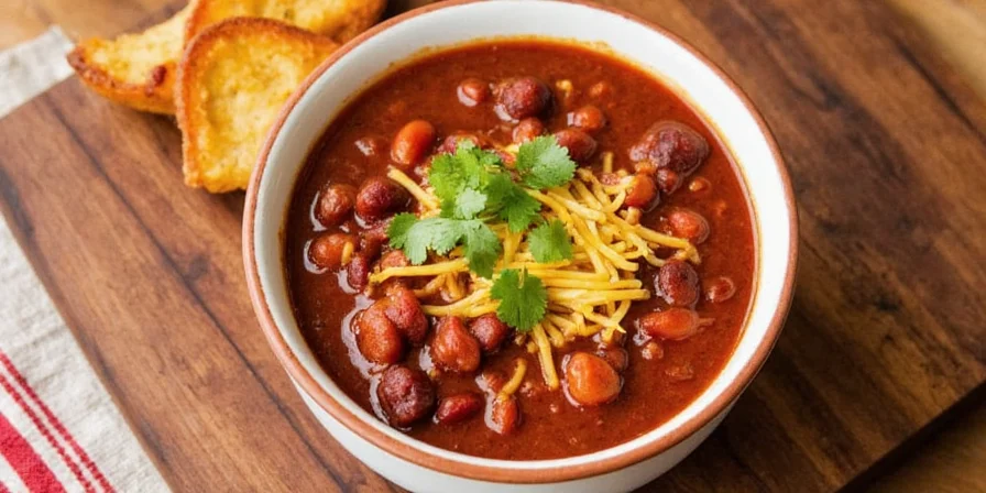 Chili Toppings Arranged Nicely