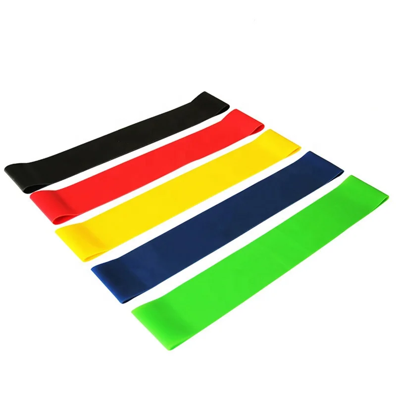 

TY Yoga Resistance Bands Rubber Band Workout Home Gym Fitness loops Latex Outdoor Pilates Sport Workout Equipment, Green,blue,yellow,red,black