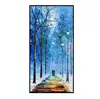 Palette Landscape Oil Thick Canvas Knife Painting For Living Room