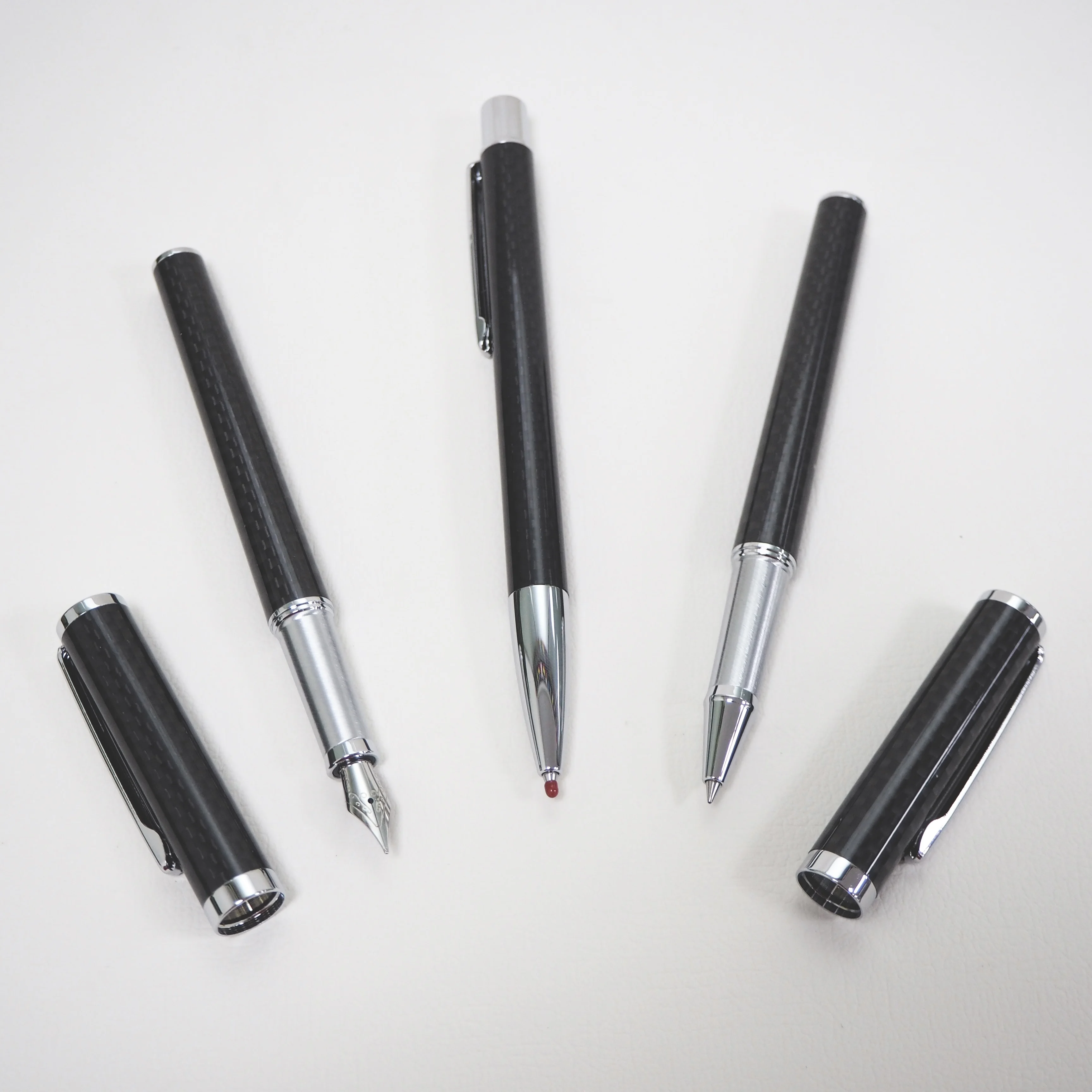 
Luxury Real Carbon fiber gel pen with carbon fiber Rollerball pens Schneider Topball 850 Gel ink refill 