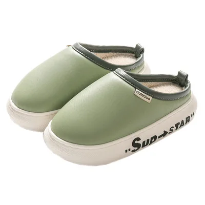 

Factory winter warm fur sandals indoor household customized slides water-proof fashion furry plush slippers, Yellow, green, pink, navy and orange