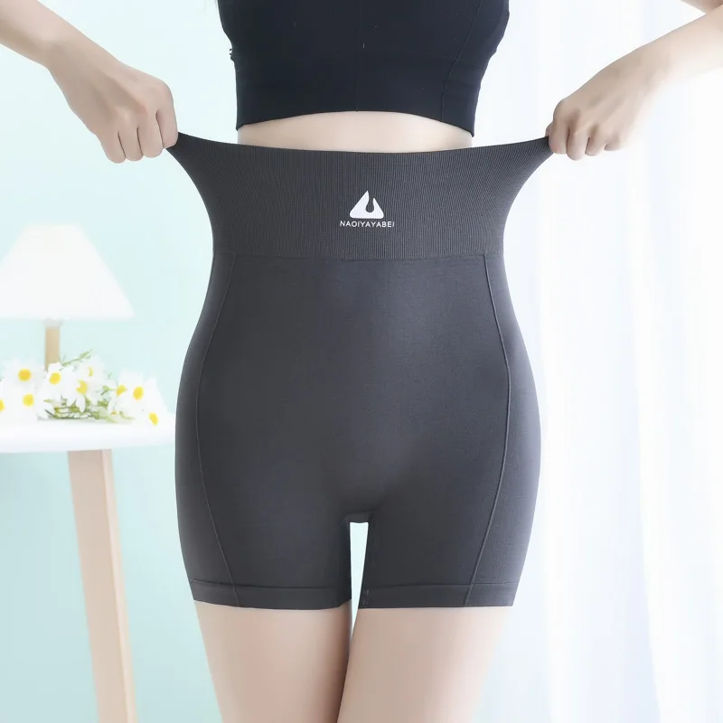 

Ladies' buttocks boxer pants one-piece tummy pants can be seamlessly customized by OEM Shapewear shaping pants, Black green red