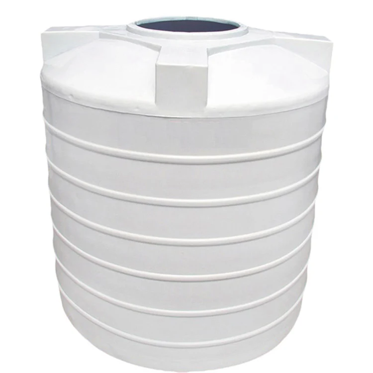 用于水处理设备的 5000 加仑立式塑料储水箱