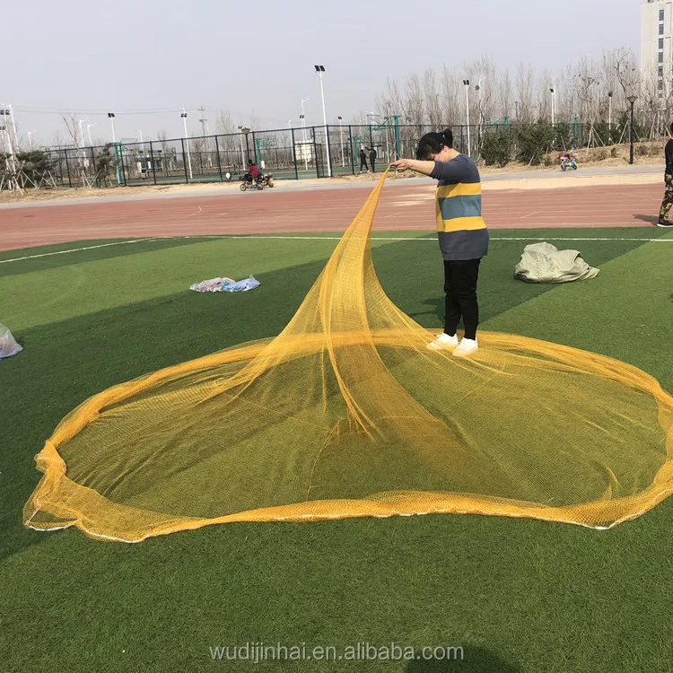 

polythene fishing net for small fish, Brown fish net