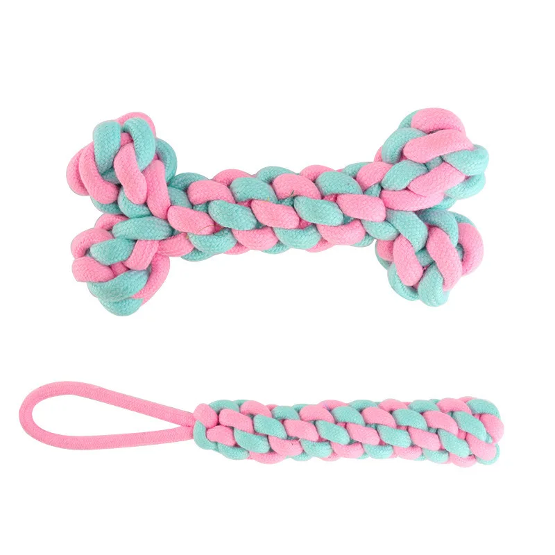 

Hot Selling Eco Friendly cotton Pet chew rope hemp dog toy for aggressive chewers