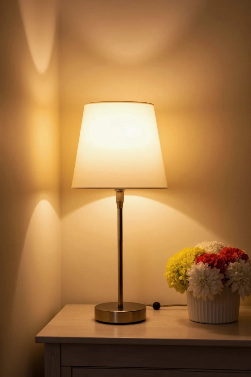 Side-by-side comparison of different bedroom mood lamps