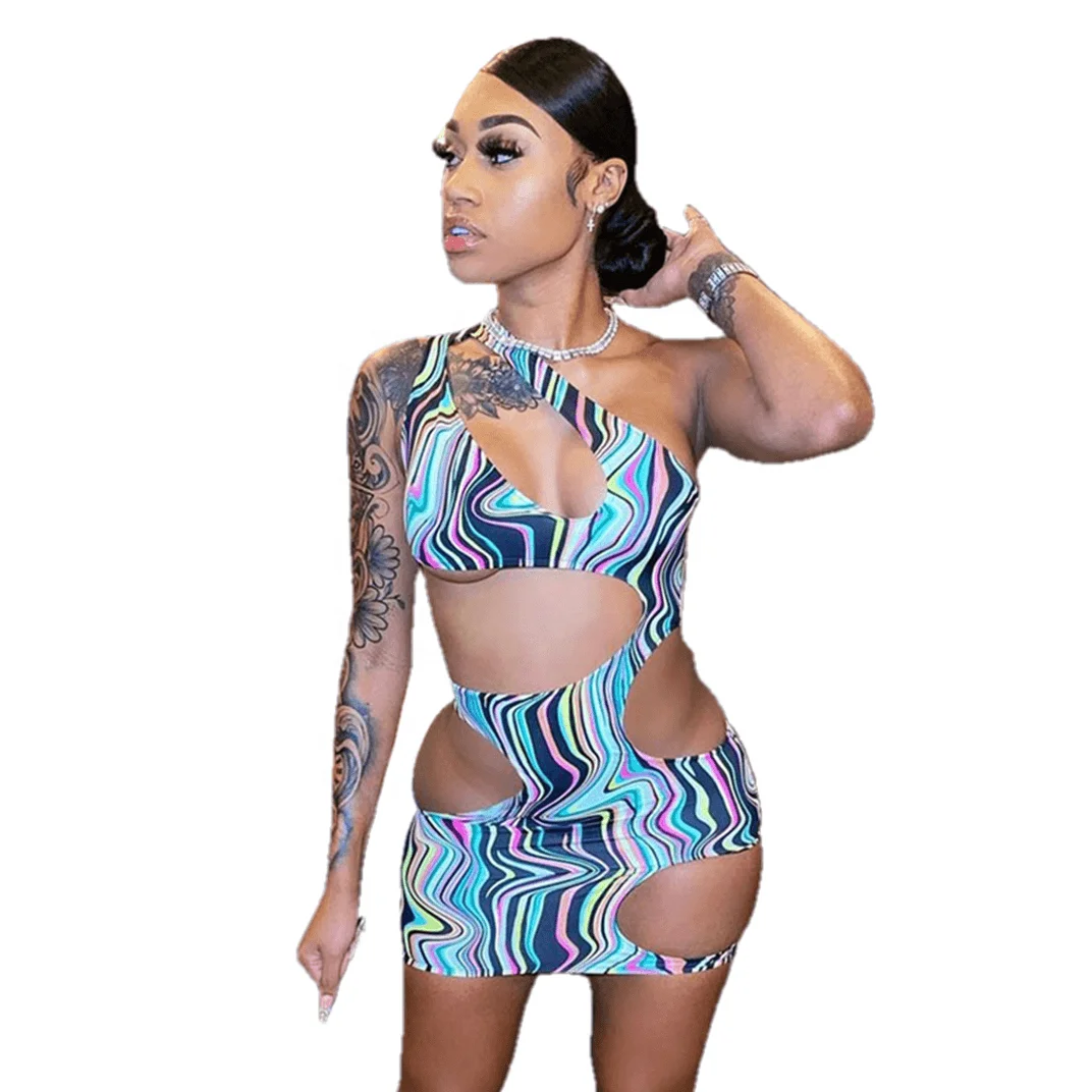 

Sexy slanted shoulder dresses for summer dance in 2021 are hot sellers