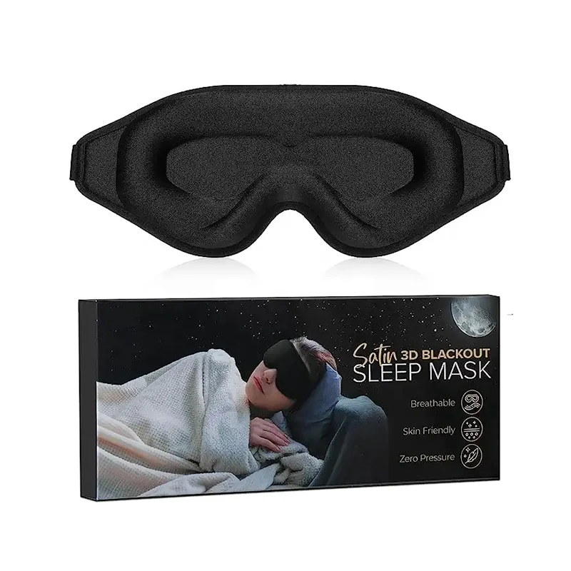 

Sleep Eye Mask 3D Eye Mask for Sleeping with Adjustable Strap Blackout sleep mask for False Eyelash Extensions Yoga Travel