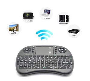 2.4GHz Mini Wireless Keyboard with Mouse Touchpad Rechargeable Combos for PC/Pad/ Android TV Box/Raspberry pi 3