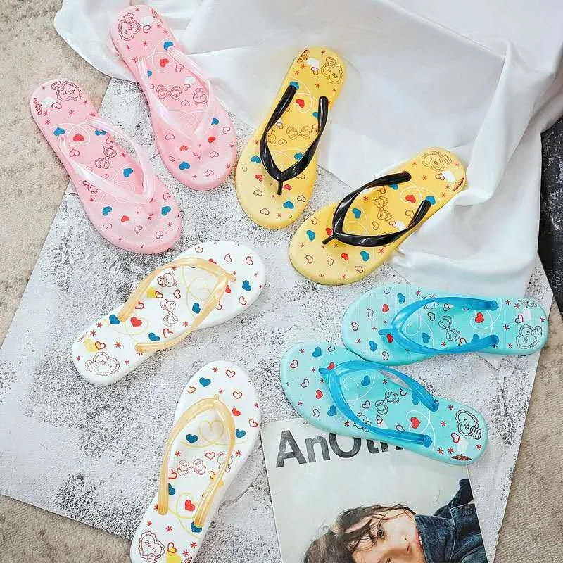 

High Quality Soft Girls' Fashion Nude Beach Flip Flops Slippers