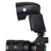 Godox V1-N Flash with Pergear Color Filters 76Ws 2.4G TTL Round Head Flash Speedlight 1/8000 HSS 1.5 sec. Recycle T