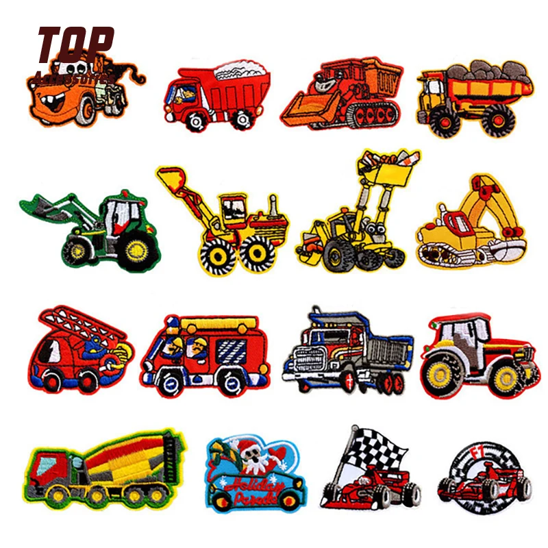 

New Arrival Cute Cartoon Embroidery Cloth Patches Iron-on Patches for Clothing Woven Patches