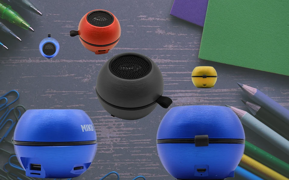 Promotional Gift Tiny Shape Mini ABS Bass Bluetooth Speaker For Outdoor Use Good Price - ANKUX.COM
