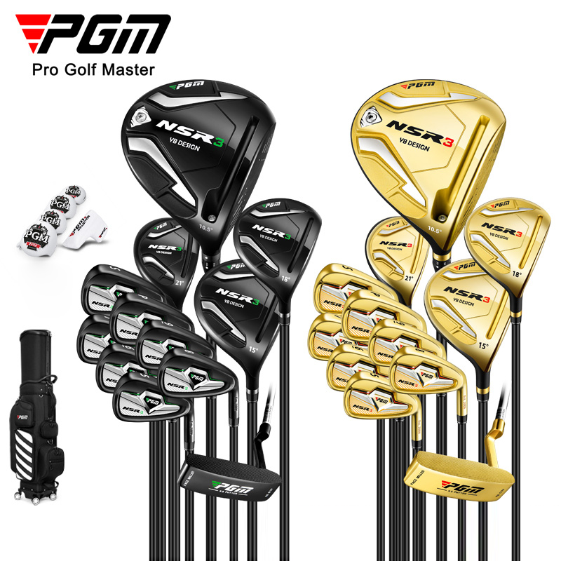 PGM MTG033 NSR 3 Right Handed High Rebound Adjustable Loft Titanium Alloy Driver Advanced Men Golf Clubs Complete Set