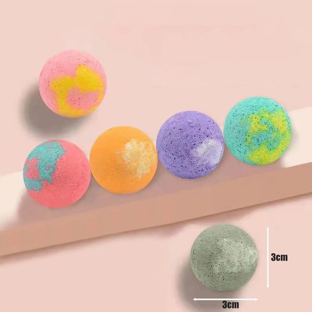 

Wholesale Hot Sale 6 Pieces Of Natural Ingredients Colorful Bath Bomb Gift Box, Multiple colour