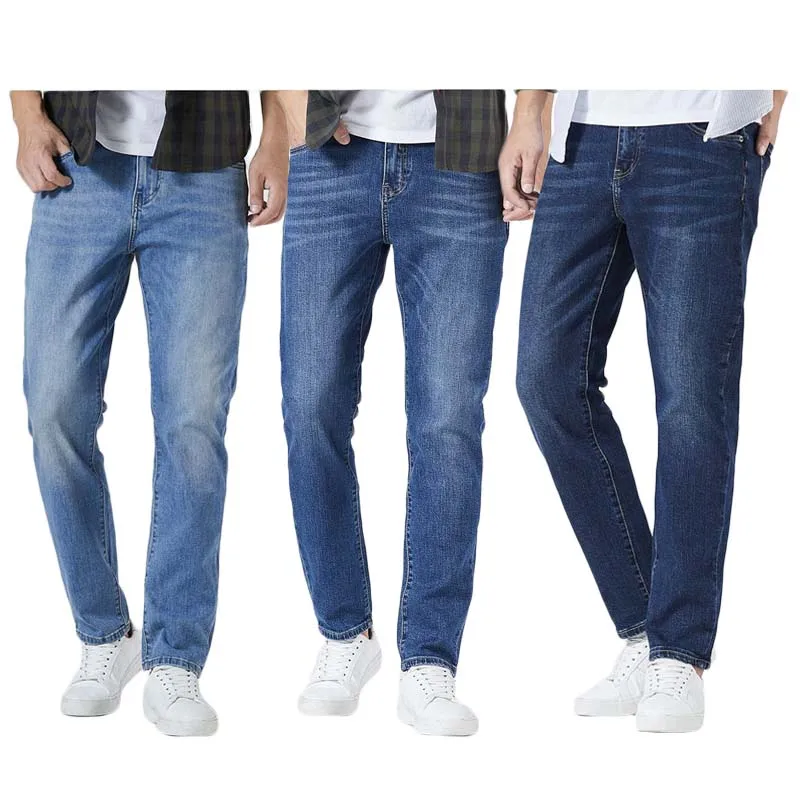 

Top Quality Man Multi-colors Loose Straight Tube Jeans Pants Mens Casual Stretch Jeans Wear Denim Fashion Jeans