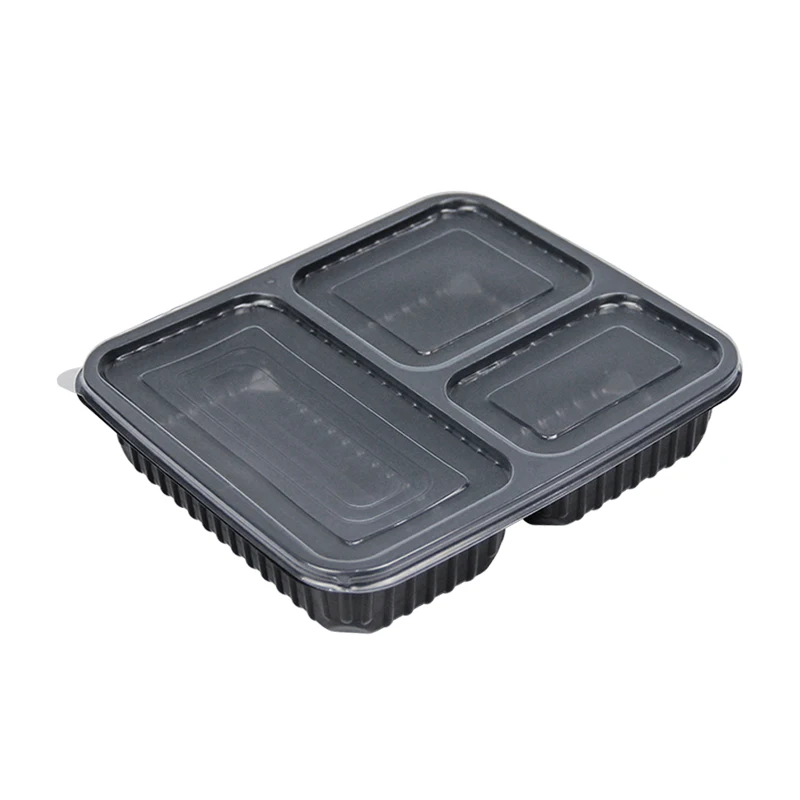 

Three Boxes Lunch Containers Wholesale Disposable Plastic Food Container With Lids For Food