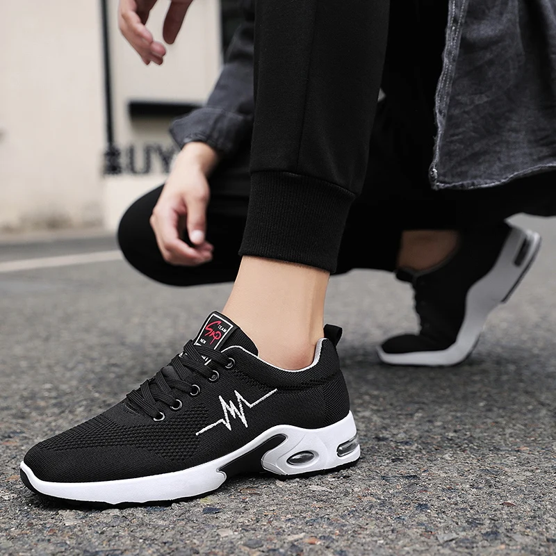 

Tennis sneaker for men's shoes 2021 casual basketball shoe Men Mesh Shoes sport running Cheap Sneakers, Black,gray