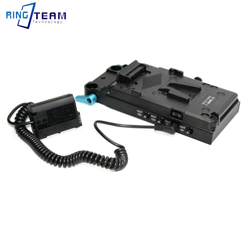 DC to EN-EL15 Dummy Battery EP-5B DC Coupler + V Mount Plate for Nikon 1 V1 D7200 D7100 D7000 D810 D810A D800 D800E D850 D750 supplier