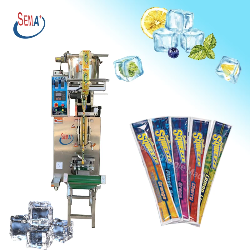 

Ice Lolly Fruit Juice Jam Water Beverage Liquid Filling Packing Plastic Spout Pouch Sachet Packing Machine