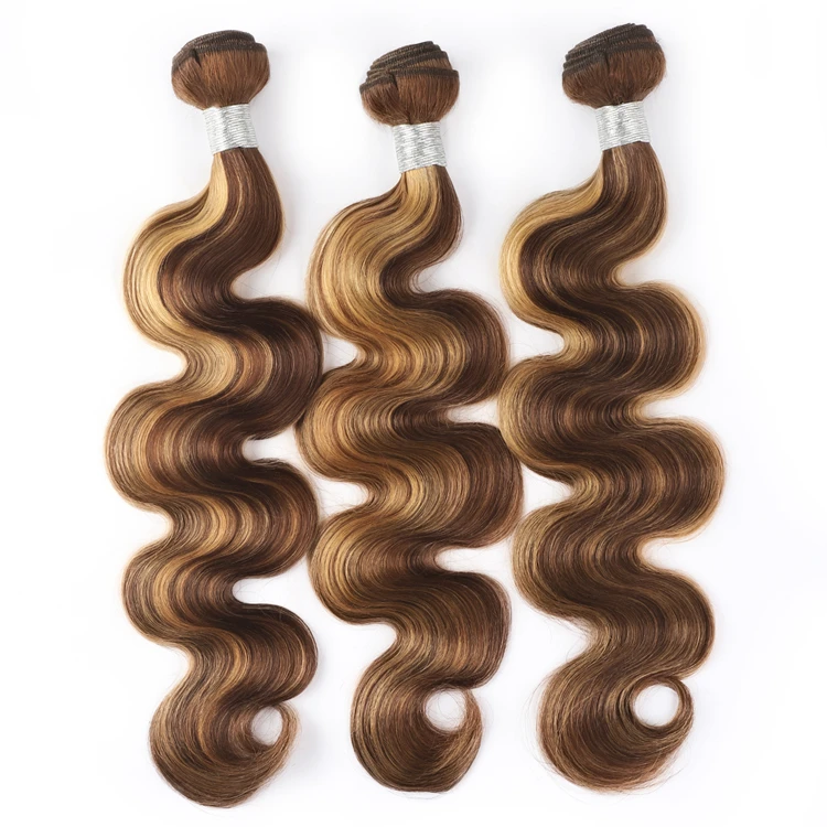 

XCCOCO Body Wave Brazilian Hair Weave Bundles, Virgin Human Hair Weaves Virgin Cuticle Aligned Hair 3 Bundles