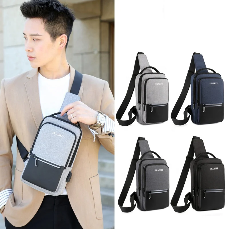 

2021 new high-quality fashion large-capacity crossbody chest belt bag man shoulder bag