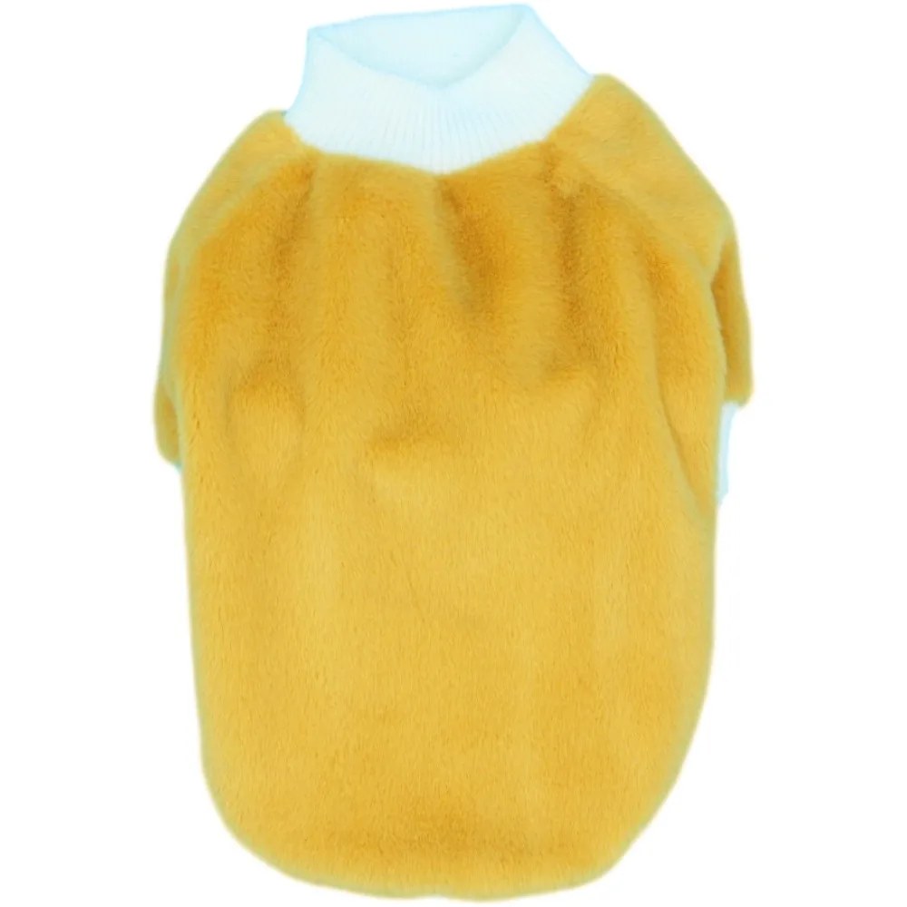 

Pet clothes autumn and winter warm leisure clothes mink fur thickened dog clothes luxury