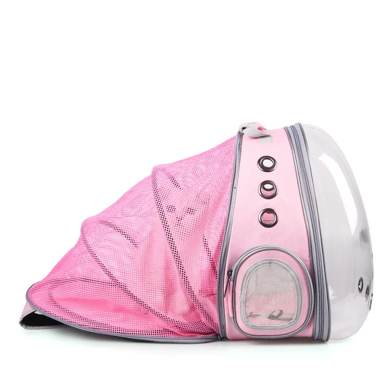

Pets Space Bag for Outing with Double Shoulder Strap Stretchable and Breathable Pet Travel Bag